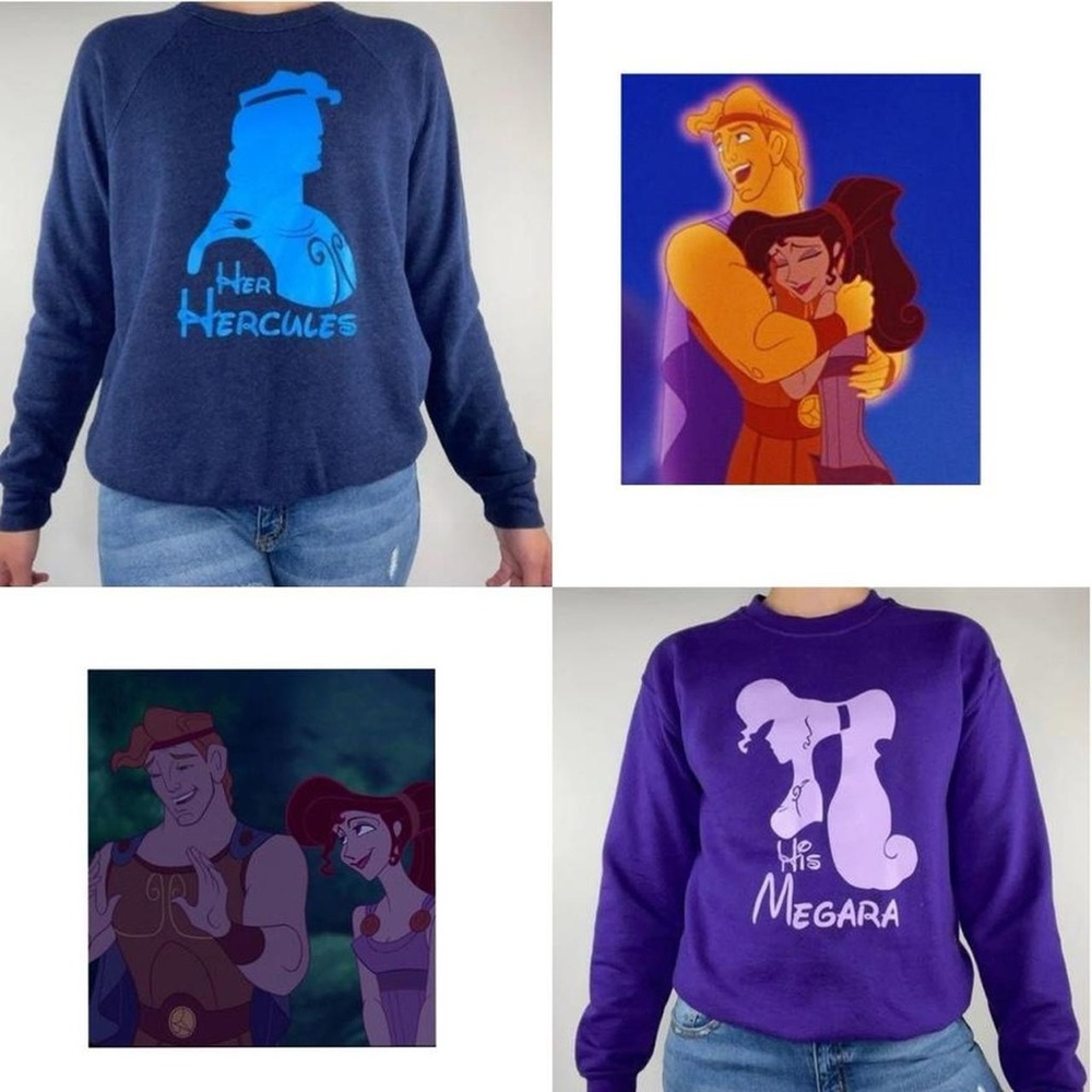 2 Hercules couple crewnecks